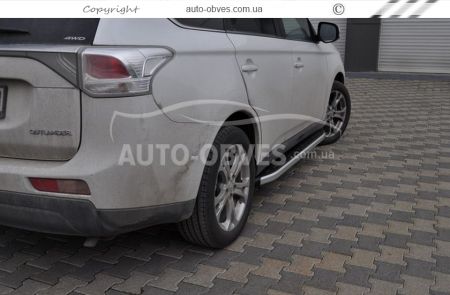 Profile running boards Mitsubishi Outlander 2013-2015 - Style: Range Rover фото 1