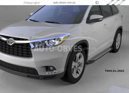 Подножки Toyota HighLander 2014-2017 - style: BMW фото 2