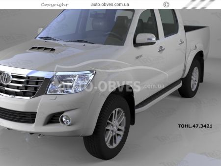 Footpegs Toyota Hilux 2012-2015 - Style: Range Rover фото 3