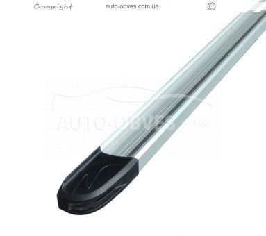 Aluminum running boards Fiat Doblo 2010-2014 - L1\L2 base - PC May V4 фото 1