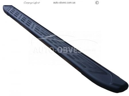 Volkswagen T6 running boards - style: Audi color: black фото 1