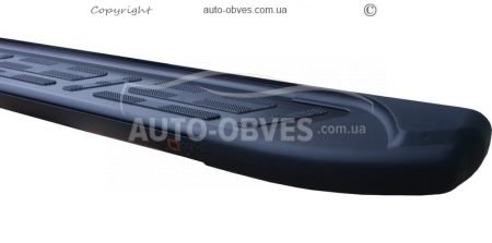 Подножки VW Caddy 2004-2010 - style: Audi цвет: черный фото 2