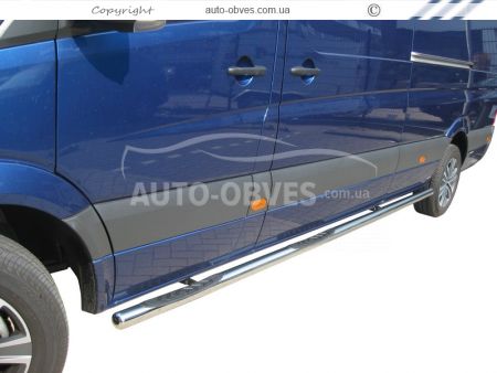 Side pipes Volkswagen Crafter 2017-... L1\L2\L3 base фото 1