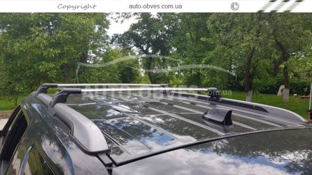 Crossbars for integrated roof rails Ford Explorer type: Air-2 color: gray фото 4