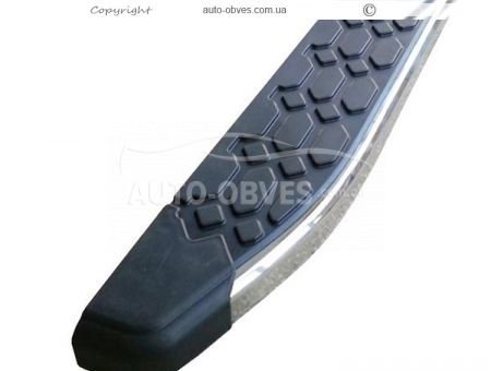 Боковые подножки Geely Emgrand X7 2011-2016 - style: Voyager фото 2