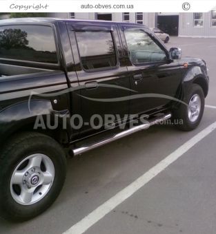 Боковые трубы Nissan NP300 фото 2