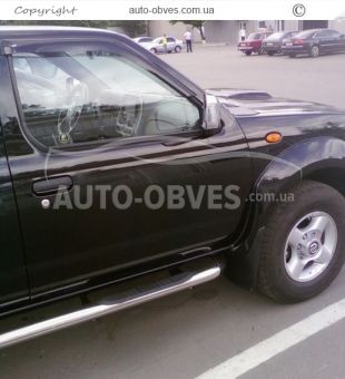 Боковые трубы Nissan NP300 фото 1