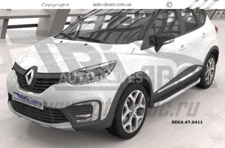 Профільні підніжки Renault Captur 2013-2019 - style: Range Rover фото 1