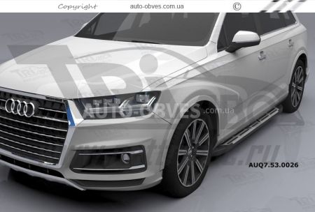 Footboards Audi Q7 2015-... without panoramic roof - style: Audi фото 4