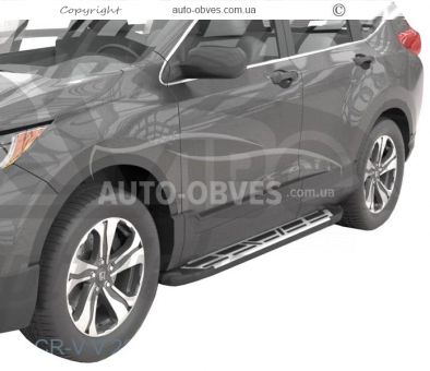 Подножки Honda CRV 2017-... - style: Audi фото 1