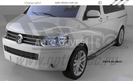 Volkswagen T6 running boards - style: Audi фото 4