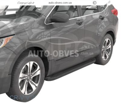 Side steps Honda CRV 2017-... - style: BMW, color: black фото 3