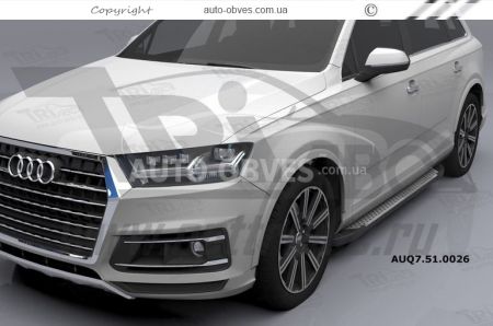 Footboards Audi Q7 2015-... without panoramic roof - Style: BMW фото 1