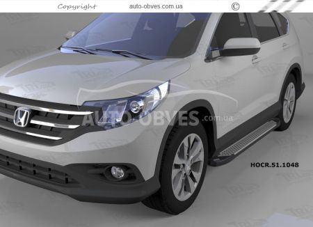 Подножки Honda CRV 2013-2016 - style: BMW фото 1