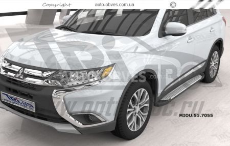 Підніжки Mitsubishi Outlander 2015-2020 - style: BMW фото 1