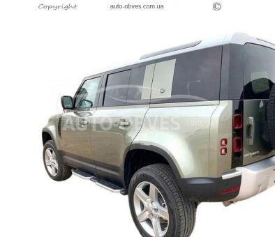 Бічні підніжки Land Rover Defender фото 3
