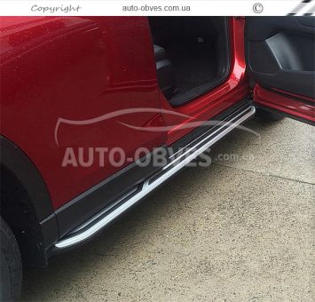 Боковые подножки аналог Mazda CX5 2017-... фото 6