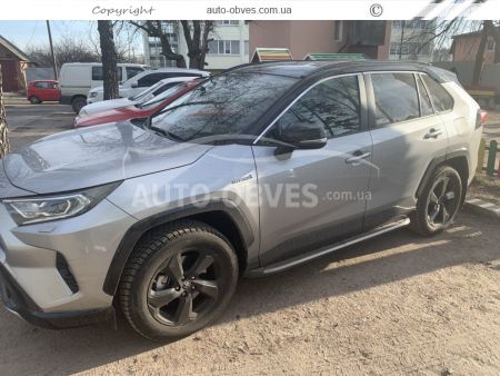 Боковые подножки аналог Toyota Rav4 2019-… фото 4