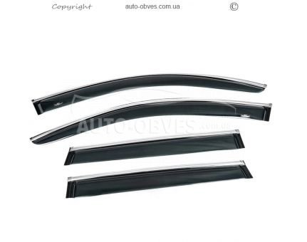 Windshields Porsche Cayenne 2010-2018 - type: with chrome molding фото 1