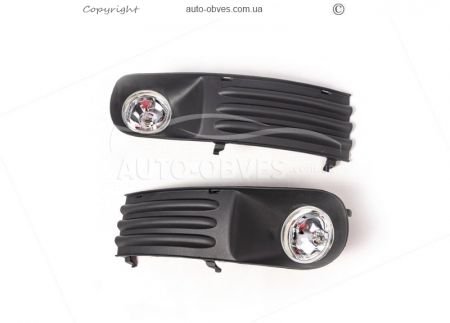 Fog lights Volkswagen T5 Transporter 2003-2010 - type: with led lamp фото 0