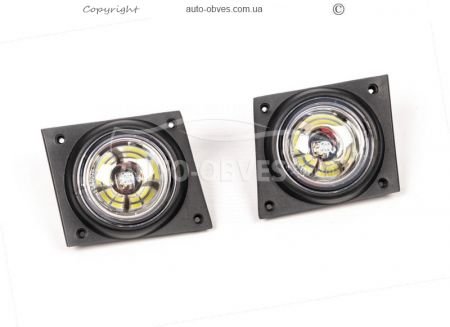Fog lights Fiat Fiorino Qubo 2008 - type: with led lamp фото 1