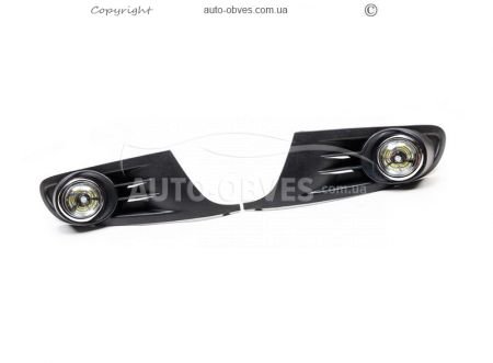 Fog lights Volkswagen Golf 6 - type: with inserts with led lamp фото 1