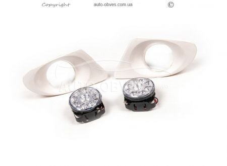 Fog lights in the bumper led Mercedes Vito W639 2003-2010 - type: 2 pcs for painting фото 1