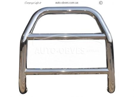 High bull bar Nissan NP300 - type: without grill фото 2