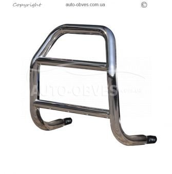 Bull bar high Chevrolet Niva 2002-2009 - type: without grill фото 1