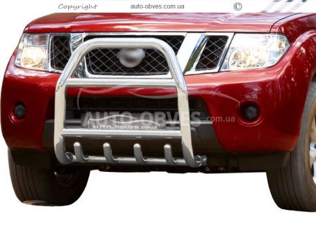 Кенгурятник високий Nissan Pathfinder - тип: до капоту фото 0