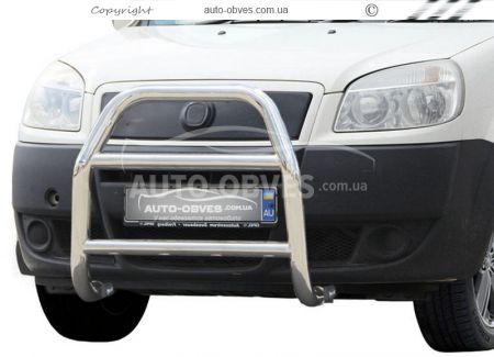 Кенгурятник високий Fiat Doblo 2001-2012 - тип: без гриля, під замовлення фото 0