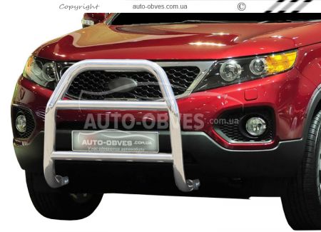 Кенгурятник високий Kia Sorento 2010-2012 - тип: без гриля, під замовлення фото 0