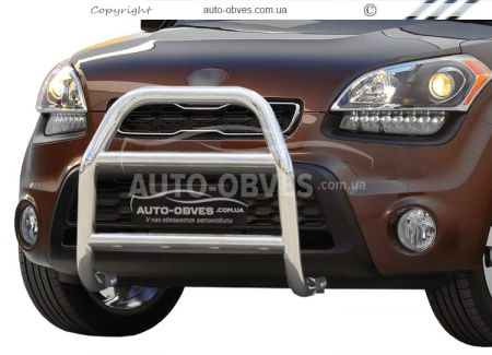 Кенгурятник високий Kia Soul 2009-2014 - тип: без гриля, під замовлення фото 0