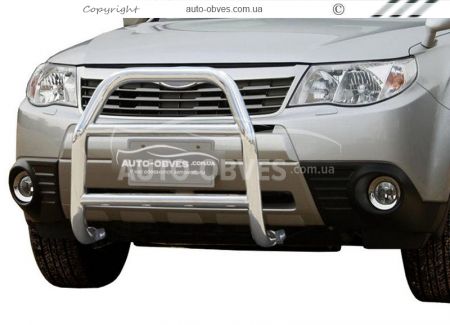 Кенгурятник высокий Subaru Forester 2008-2012 - тип: без гриля фото 0