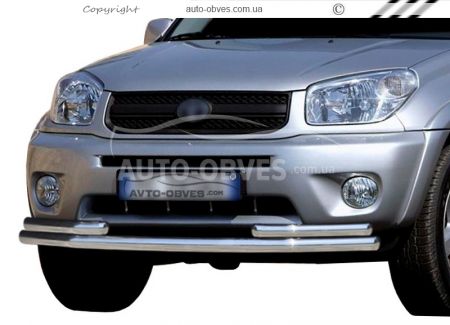 Передняя дуга Toyota Rav4 2000-2006 - тип: з доп трубками фото 0