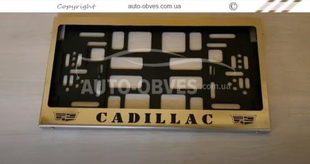 Рамка номерного знака для Cadillac - 1 шт фото 2