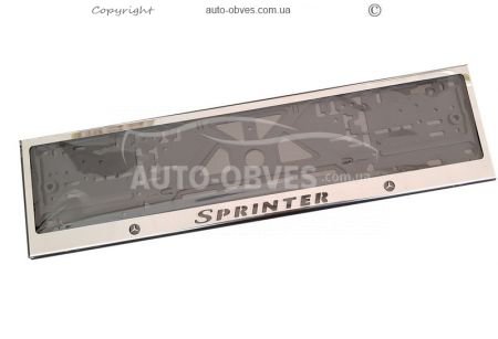License plate frame with "Sprinter" logo фото 0