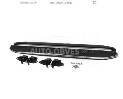 Бічні підніжки Range Rover Evoque 2011-2020 - тип: oem v2 2 шт алюміній pure фото 2