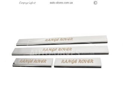 Door sill plates Range Rover III L322 2003-2012 - type: 4 pcs photo 0