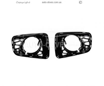 Fog lights Range Rover III L322 - type: autobiography 2010-2013 2 pcs, black photo 2