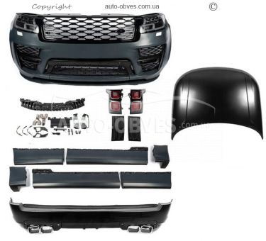 Комплект рестайлінгу Range Rover IV L405 - type: в SVO 2018-... з фарами фото 0