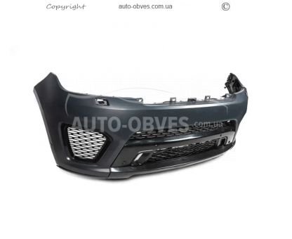 Передній бампер з решіткою Range Rover Sport 2013-2018 - type: SVR фото 0