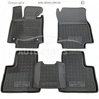 Floor mats Toyota Rav4 ICE automatic transmission 2019-... - type: polyurethane фото 0