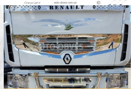 Накладки на решітку капоту Renault Premium фото 14