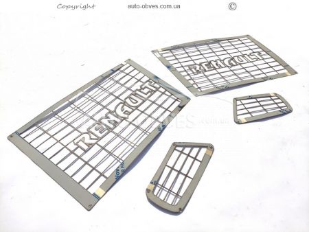 Covers for headlights, fog lamps Renault C-Truck - type: mesh фото 3