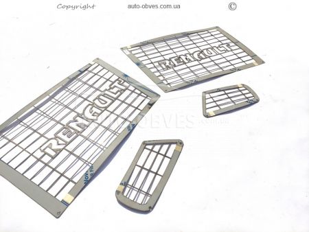 Covers for headlights, fog lamps Renault C-Truck - type: mesh фото 4