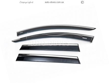 Windshields Renault Duster 2025-... - type: 4 pcs with chrome photo 0
