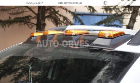 Козырек лобового стекла Renault Duster - тип: led фото 3