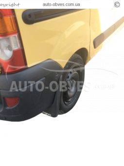 Mudguards Renault Kangoo 2002-2007 -type: rear 2pcs, without fasteners фото 1