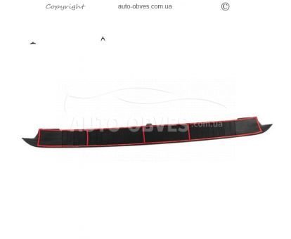 Cover on the rear bumper Opel Vivaro 2015-2019 - type: abs photo 1